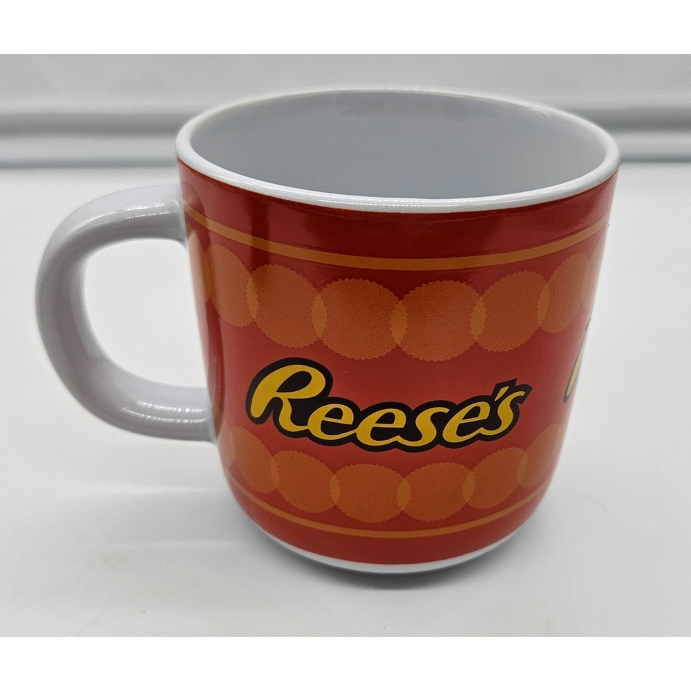 Galerie Reeses Peanut Butter Cups Coffee Mug Orange Ceramic Candy‎ Logo 36376